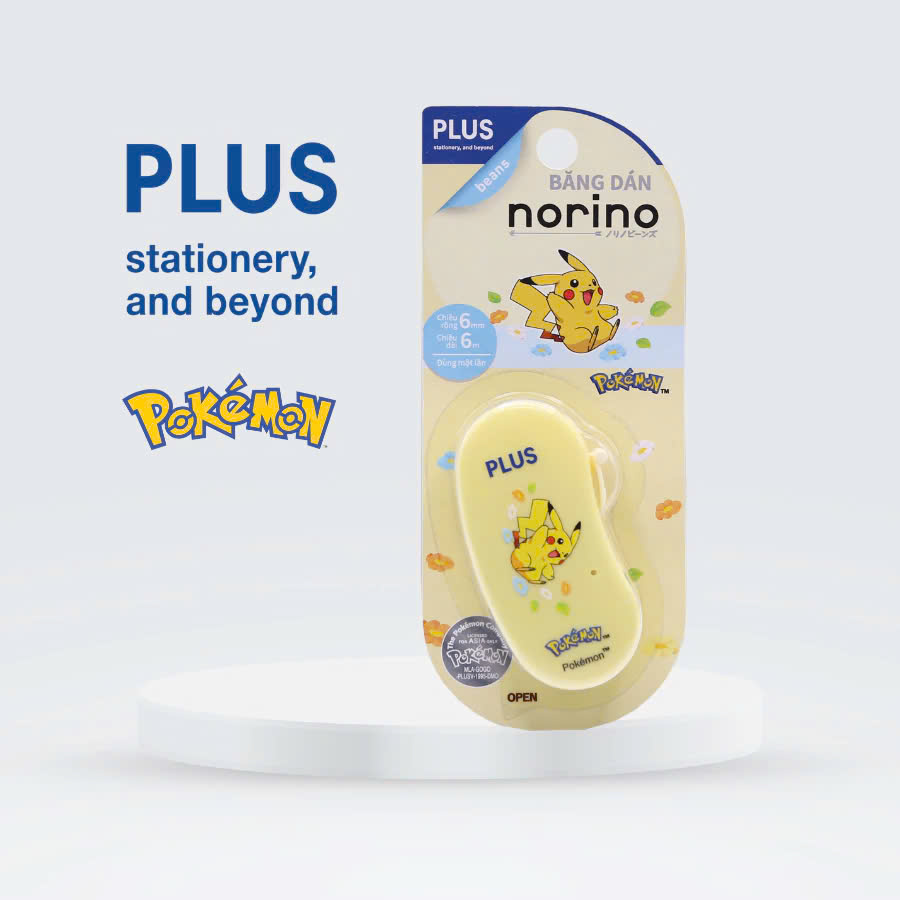 Băng dán Norino bean Pikachu